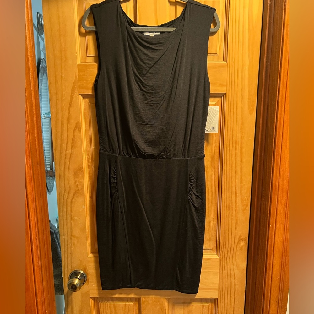 Athleta Black Midi Dress